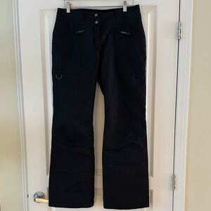 Lolë Insulated Black Ski Snow Pants with Zippered Pockets, size Medium